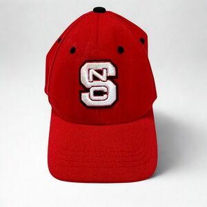 NC State Wolfpack Hat Zephyr Z Red Stretch Fit XS Baseball Cap‎ NCAA College